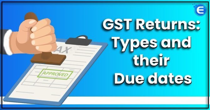 GST Returns: Types and their Due dates