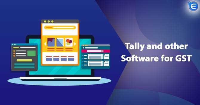 Tally and other Software for GST