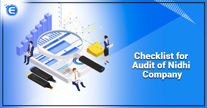 Checklist for Audit of Nidhi Company