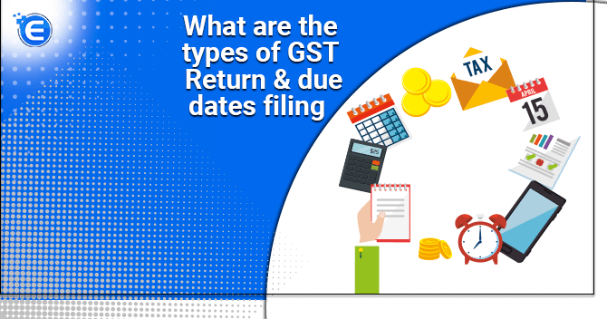 What are the types of GST Return & due dates filing