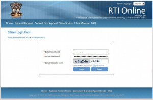 RTI account verification and activation