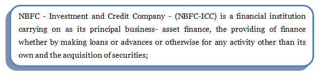 NBFC-Investment and Credit Company