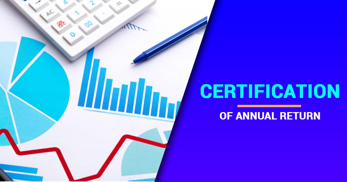 Certification of Annual Return