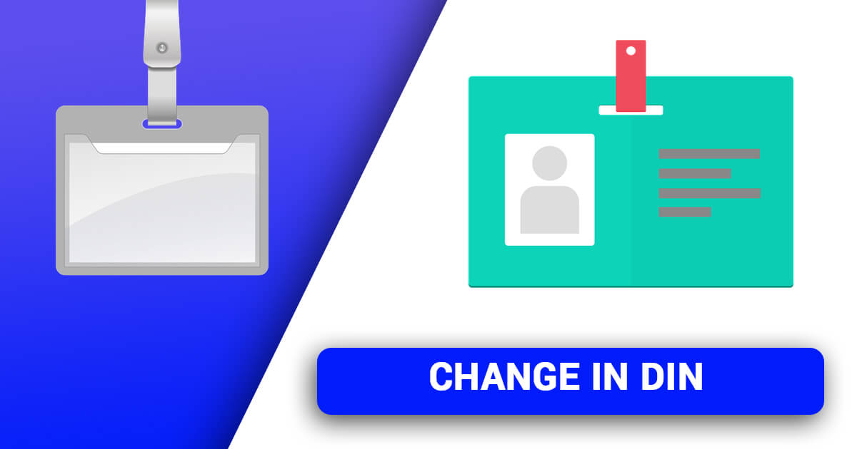 Change in Particulars of Director Identification Number (DIN)