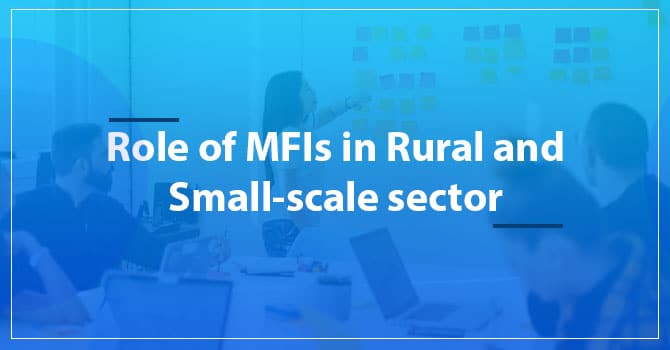 Role of MFIs in Rural and Small-Scale Sector