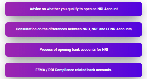 Consultant for NRI Bank Accounts