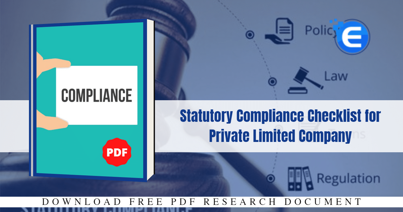 Statutory Compliance Checklist for Private Limited Company