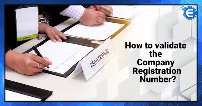 How to validate the Company Registration Number?