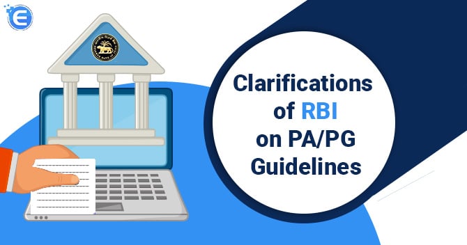 Clarifications of RBI on PA/PG Guidelines