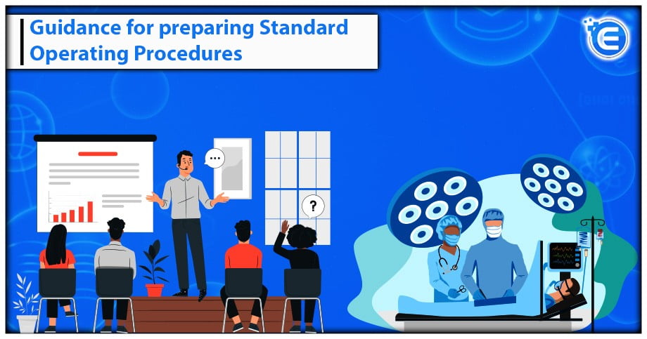 Guidance for preparing Standard Operating Procedures