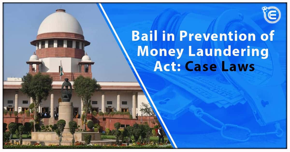 Bail in Prevention of Money Laundering Act