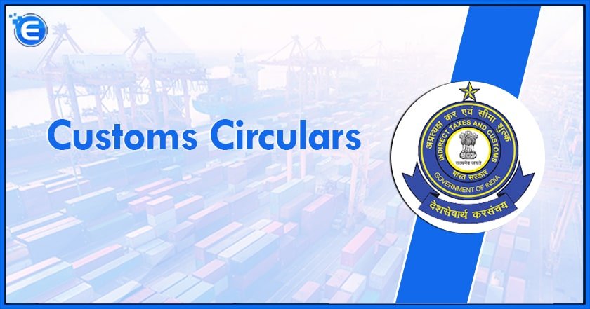 Customs circular